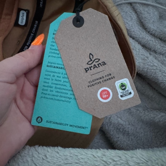 PrAna Foothills Flat Brim Hat UNISEX NWT UPF50+ - Picture 3 of 4